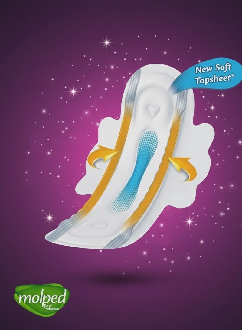 Molped Total Protection - Family Pack - Long - 40 Pads - Image 2